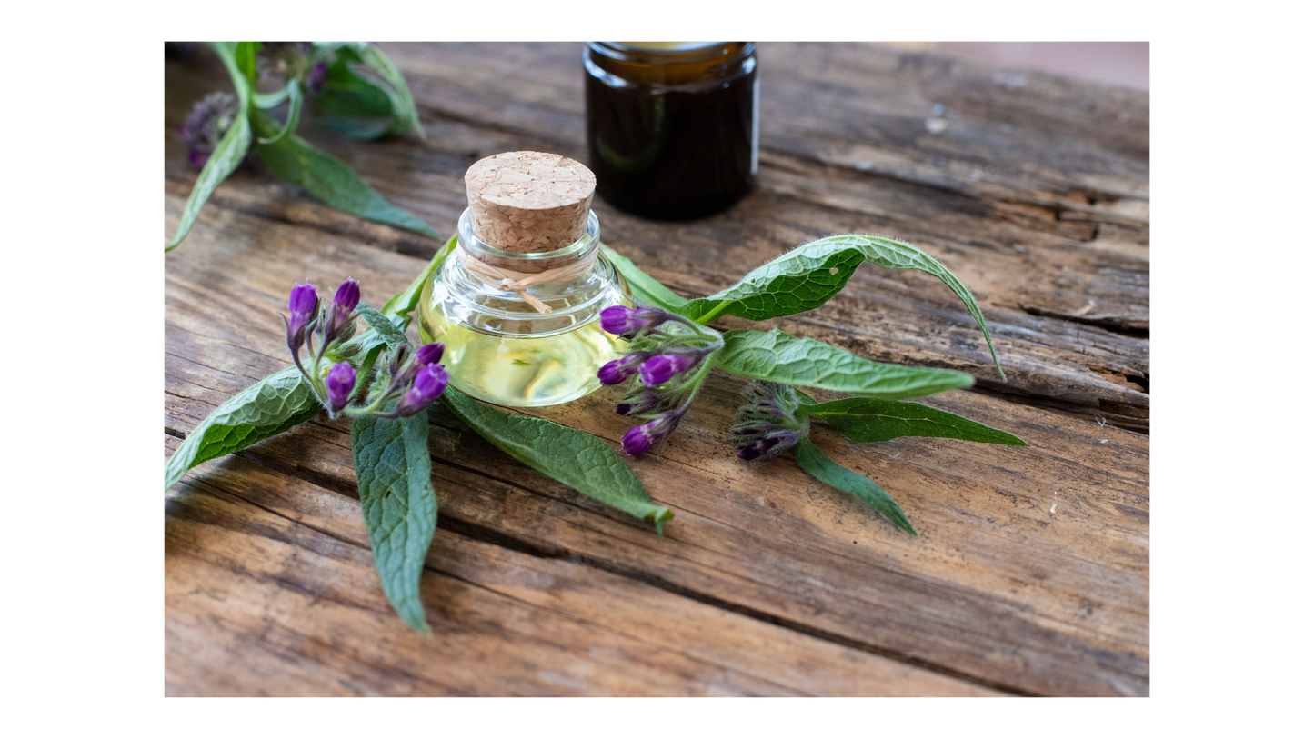 Calming Comfrey Herbal Infused Bath Oil