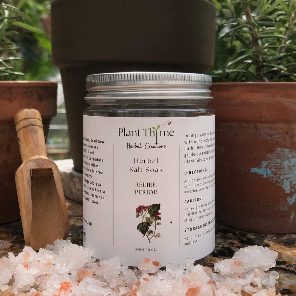 Relief. Period Herbal Salt Soak